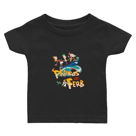 Disney Phineas And Ferb Funny Cartoon Baby T Shirts, Disney Perry Baby T Shirts