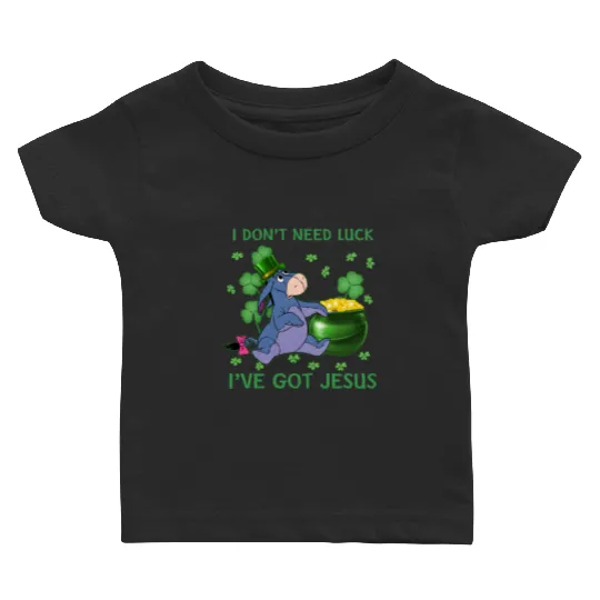 Disney Eeyore Baby T Shirts,Eeyore St Patrick's Day Youre My Lucky Charm Baby T Shirts