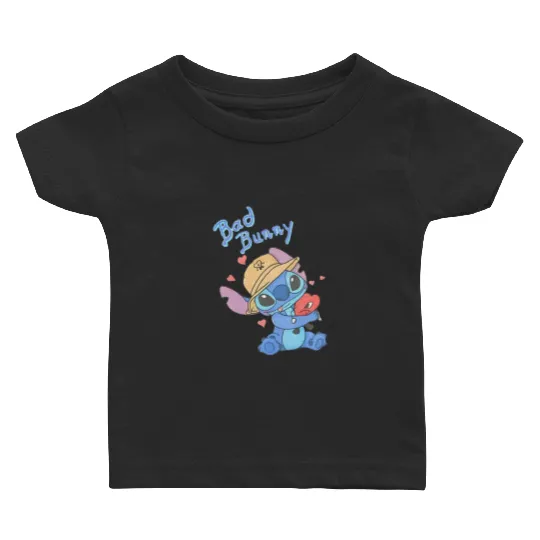 Stitch Bad Bunny Baby T Shirts, Disney Bad Bunny Baby T Shirts, Lilo and Stitch Baby T Shirts