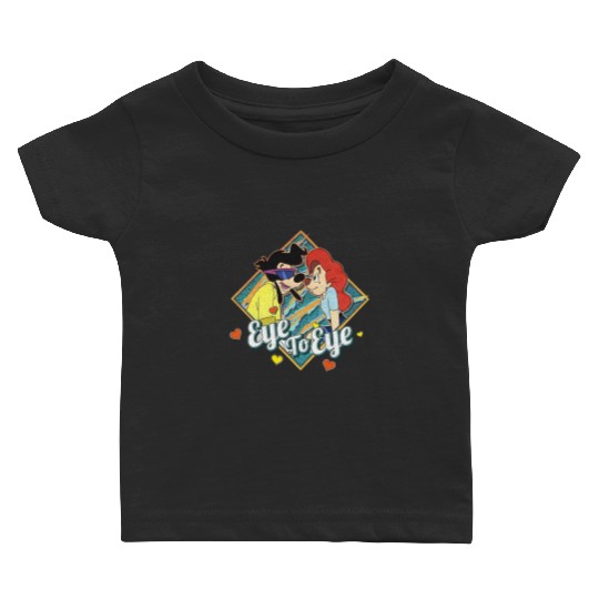 Retro 90s Disney Couples A Goofy Movie Powerline Roxanne Eye To Eye Baby T Shirts