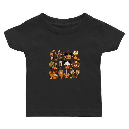 Disney Snacks Baby T Shirts, Disney Life Baby T Shirts, Disney Food n Drink, Mickey Waffle Baby T Shirts