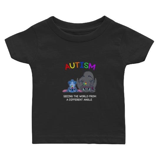 Autism Awareness Baby T Shirts | Stitch and Toothless Autism Baby T Shirts | Disney Autism Baby T Shirts