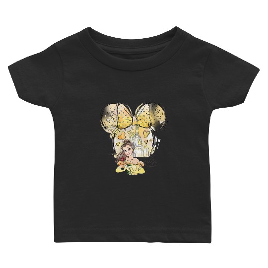 Disney Princess Baby T Shirts, Watercolor Princess Baby T Shirts, Belle Princess Baby T Shirts