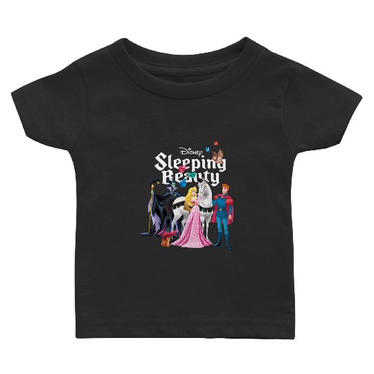 Disney Sleeping Beauty Characters Baby T Shirts, Princess Aurora,Prince Phillip,Maleficent,Disneyland Family Trip Gift Unisex Baby T Shirts Kid Baby T Shirts
