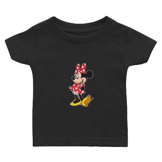 Disney Minnie Mouse Classic Pose Mickey And Friends Unisex Baby T Shirts Adult Baby T Shirts
