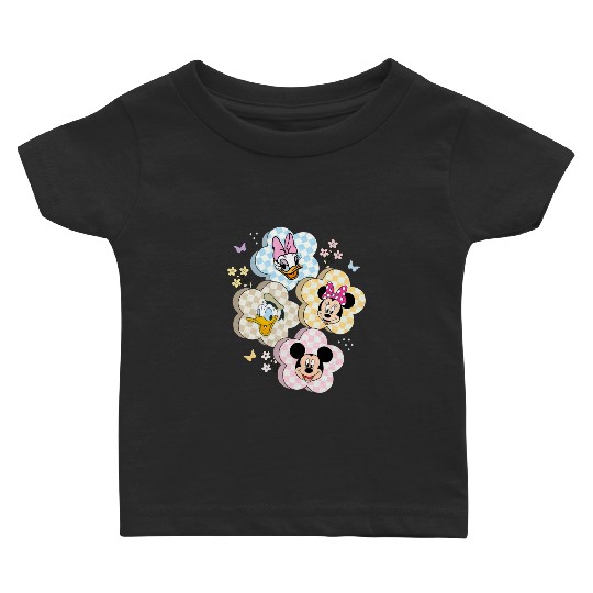 Disney Spring Baby T Shirts, Disney Flower and Batterfly Baby T Shirts