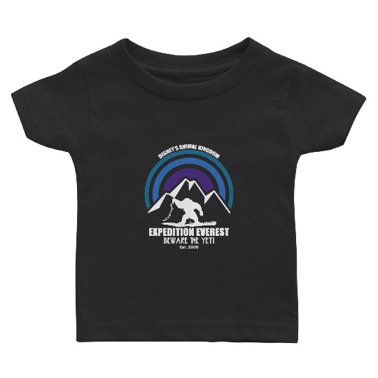 Expedition Everest - Disney Inspired - Animal Kingdom - Ride - Yeti - Unisex Short Sleeve Baby T Shirts - Baby T Shirts