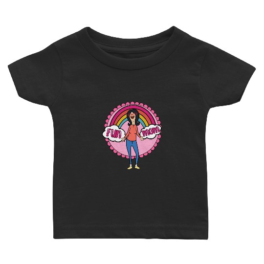 Boho Rainbow Bobs Burgers Linda Belcher Fun Mom Baby T Shirts