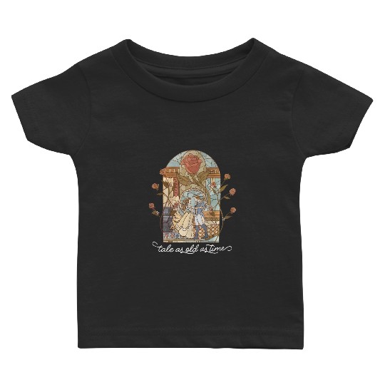 Vintage Tale as Old as Time  Baby T Shirts, Retro Beauty and the Beast Baby T Shirts, Disney Princess Baby T Shirts, Belle Beauty Princess Tees