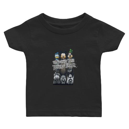 Retro Disney The Twilight Zone Tower Of Terror  Baby T Shirts, Tower of Terror Ride Baby T Shirts