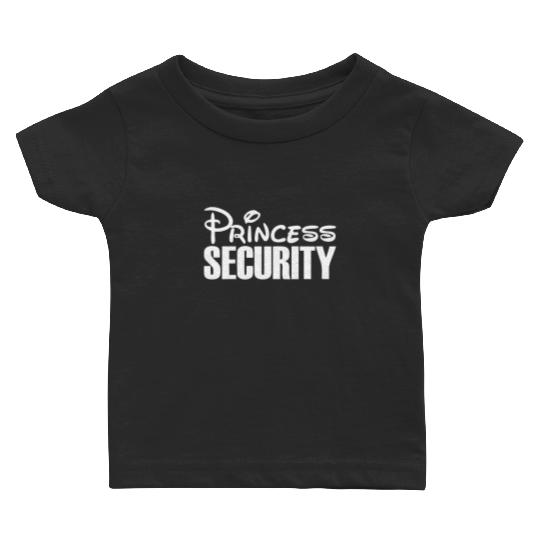 Disney Princess Security Disney Baby T Shirts, Disney Dad Baby T Shirts