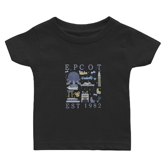Disney Epcot Est 1982  Baby T Shirts, Mickey And Friends, Epcot Center 1982 Baby T Shirts