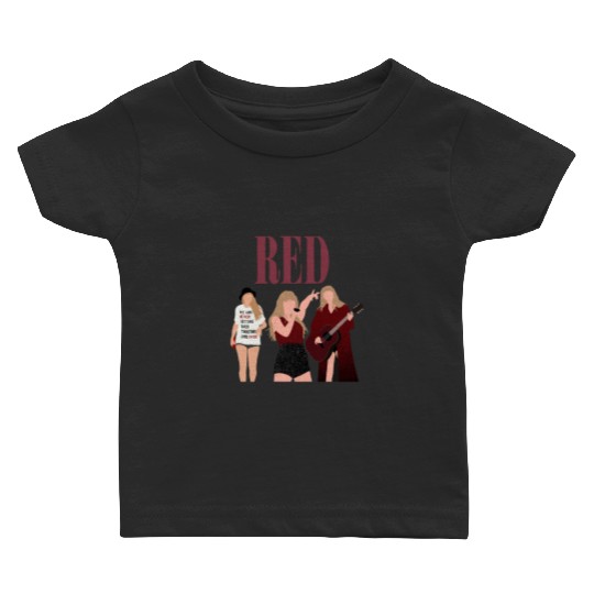 taylorc swift red eras tour art Baby T-shirts