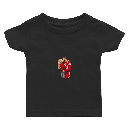 taylorr Swift and Travis Kelce (2) Baby T-shirts