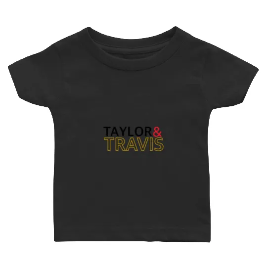taylorr swift and Travis kelce (3) Baby T-shirts