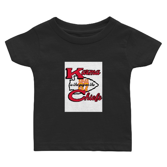 Karma is the Guy on the Chiefs taylorr Swift Travis Kelce Baby T-shirts