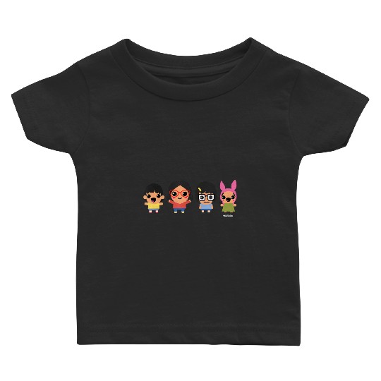 bobs burgers chibi kawaii linda gene tina and louise Baby T-shirts