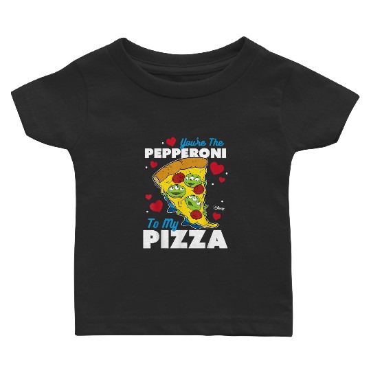 disneys Toy Story 3 Pepperoni To My Pizza Valentine's Day Baby T-shirts