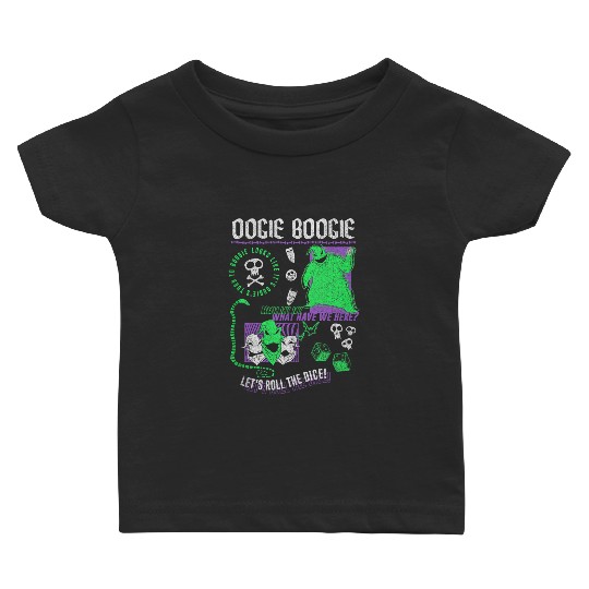 disneys The Nightmare Before Christmas Oogie Boogie Poster Baby T-shirts