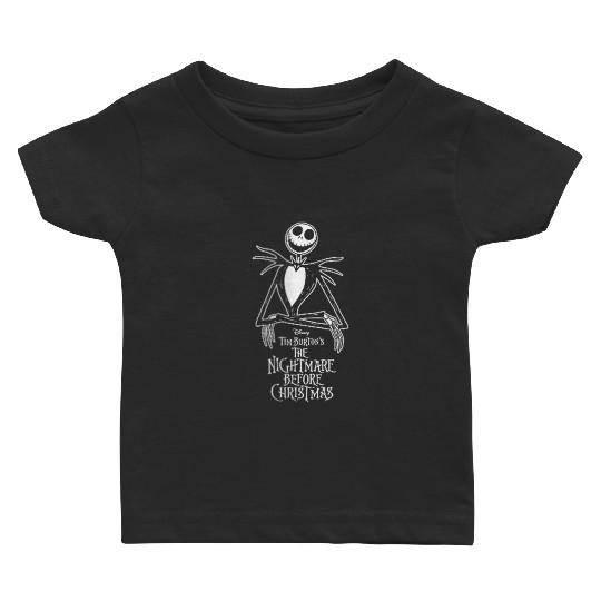 disneys The Nightmare Before Christmas Pocket Cross Arm Jack Baby T-shirts