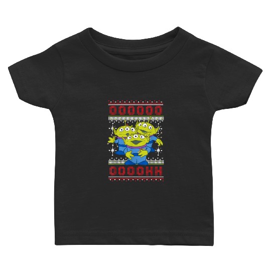 disneys pixars Toy Story Aliens Ugly Christmas Sweater Baby T-shirts