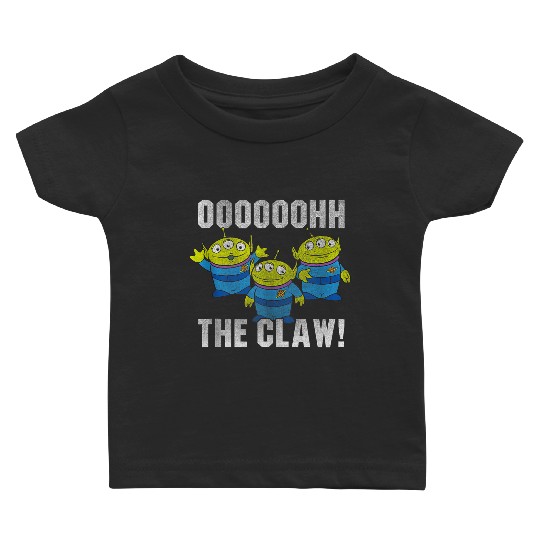 disneys pixars Toy Story Alien Oooooh The Claw Distressed Baby T-shirts