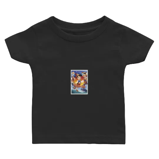 disneys Pinocchio Movie Poster Group Shot Baby T-shirts