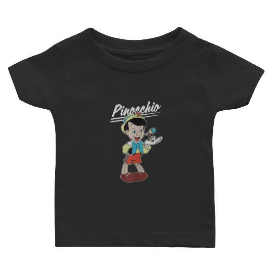disneys Pinocchio And Jiminy Cricket Baby T-shirts