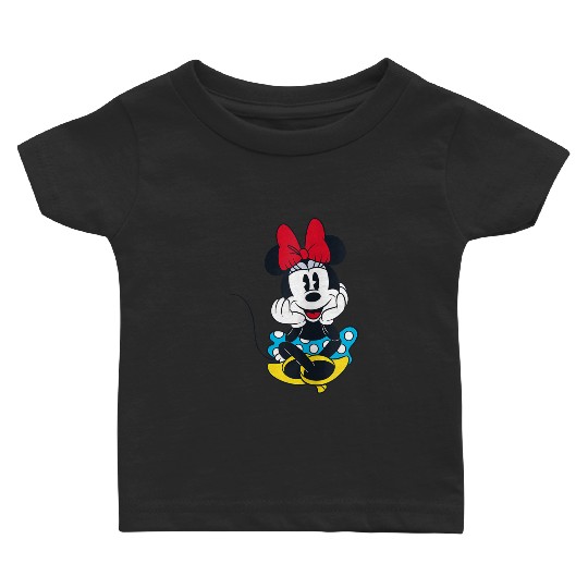 disneys Smiling Minnie Mouse Raglan Baby T-shirts