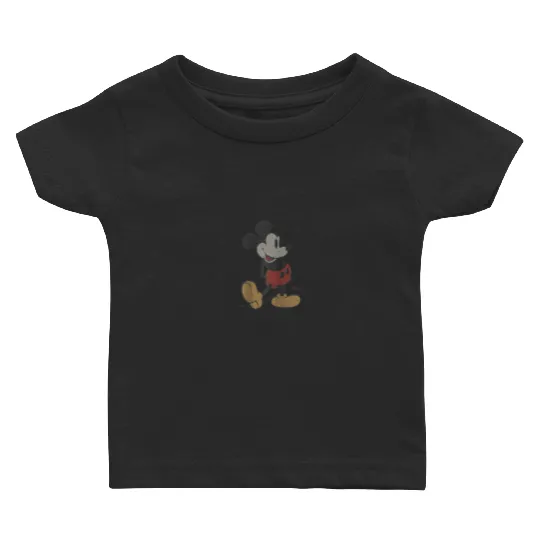 Disney Classic Mickey Mouse Pose Raglan Baseball Baby T-shirts