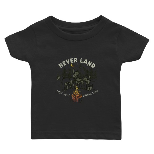 disneys Peter Pan Lost Boys Neverland Summer Camp Baby T-shirts