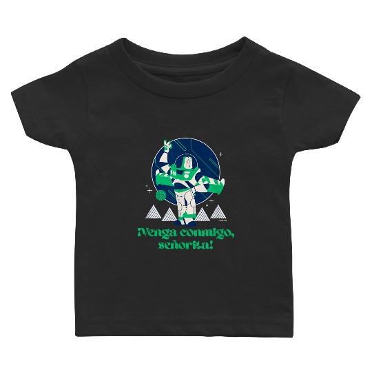 disneys And Pixars Toy Story Buzz Lightyear Spanish Mode Baby T-shirts
