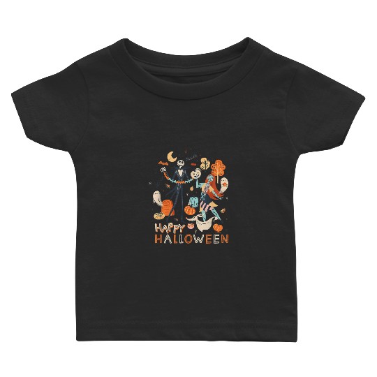 Disney The Nightmare Before Christmas Jack Sally Baby T-shirts