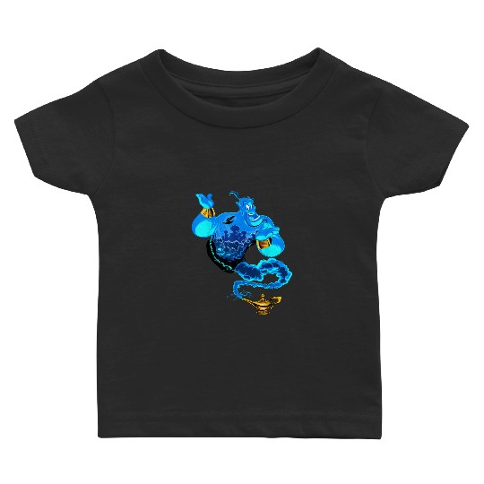 Disney Aladdin Genie Portrait Agrabah Fill Baby T-shirts
