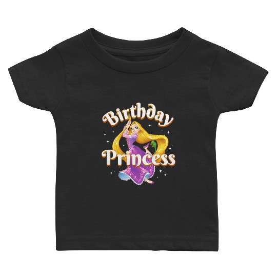 disneys Tangled Birthday Princess Rapunzel Pascal Baby T-shirts