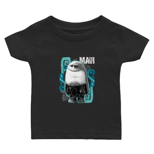 disneys Moana Maui Half Shark Baby T-shirts