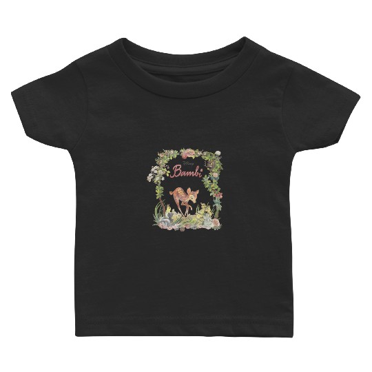 Disney Bambi Floral Portrait Baby T-shirts