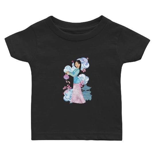 Disney Mulan Watercolor Portrait Baby T-shirts