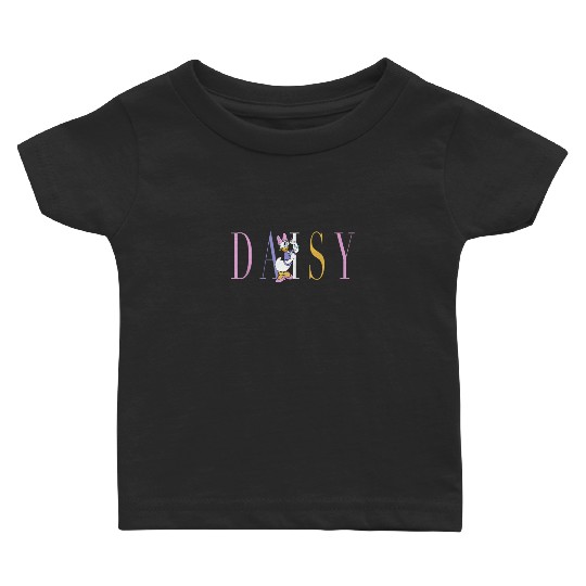 Disney Mickey And Friends Daisy Duck Simple Text Baby T-shirts