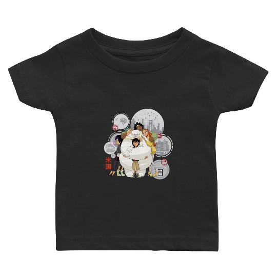 Disney Big Hero 6 TV Series Baymax Hugs Graphic Baby T-shirts