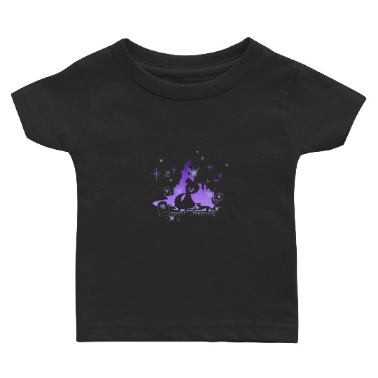Disney Tangled Rapunzel Castle Silhouette Baby T-shirts