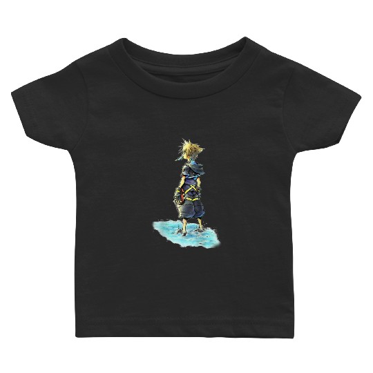Disneys Kingdom Hearts Sora Sea Salt Ice Cream Sketch Baby T-shirts