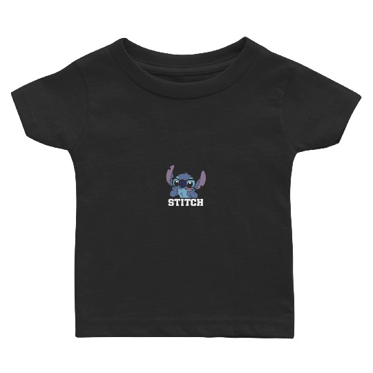 Disney Lilo Stitch Nerdy Stitch Portrait Baby T-shirts