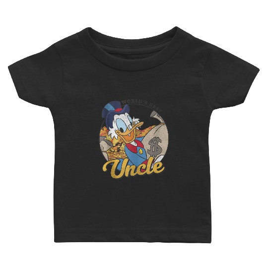 Disneys Ducktales Scrooge Mcduck World's Best Uncle Baby T-shirts