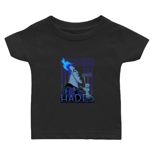 Disney Hercules Hades Geometric Portrait Graphic Baby T-shirts