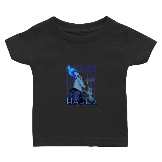 Disney Hercules Hades Geometric Portrait Graphic Baby T-shirts