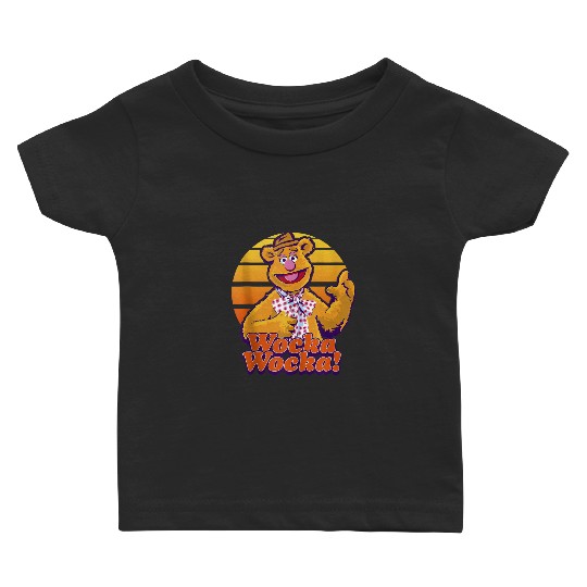 Disney The Muppets Fozzie Bear Wocka Wocka Portrait Baby T-shirts