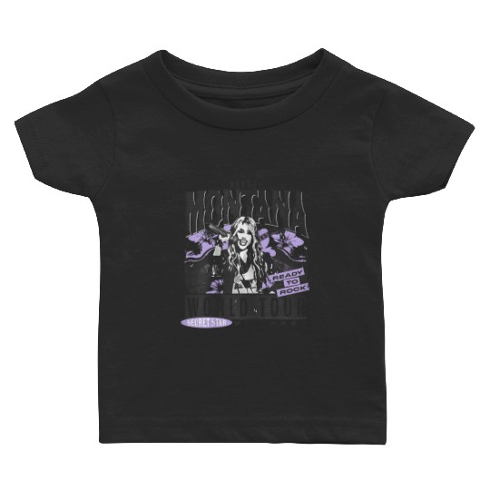 Disney Hannah Montana World Tour Ready To Rock Chest Poster gifts  Baby T-shirts