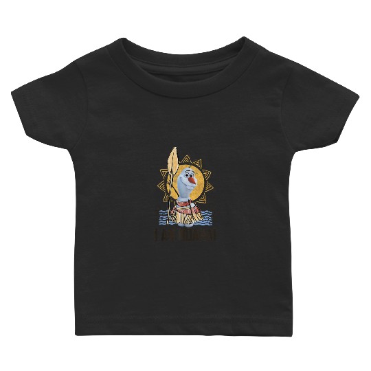 Disney Olaf Presents Moana Costume Sketch Baby T-shirts