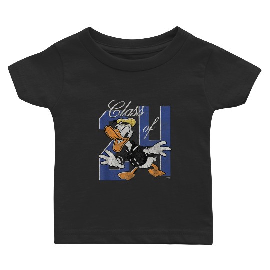 Disney Donald Duck Class Of 24 Graduation 2024 Retro gifts  Baby T-shirts